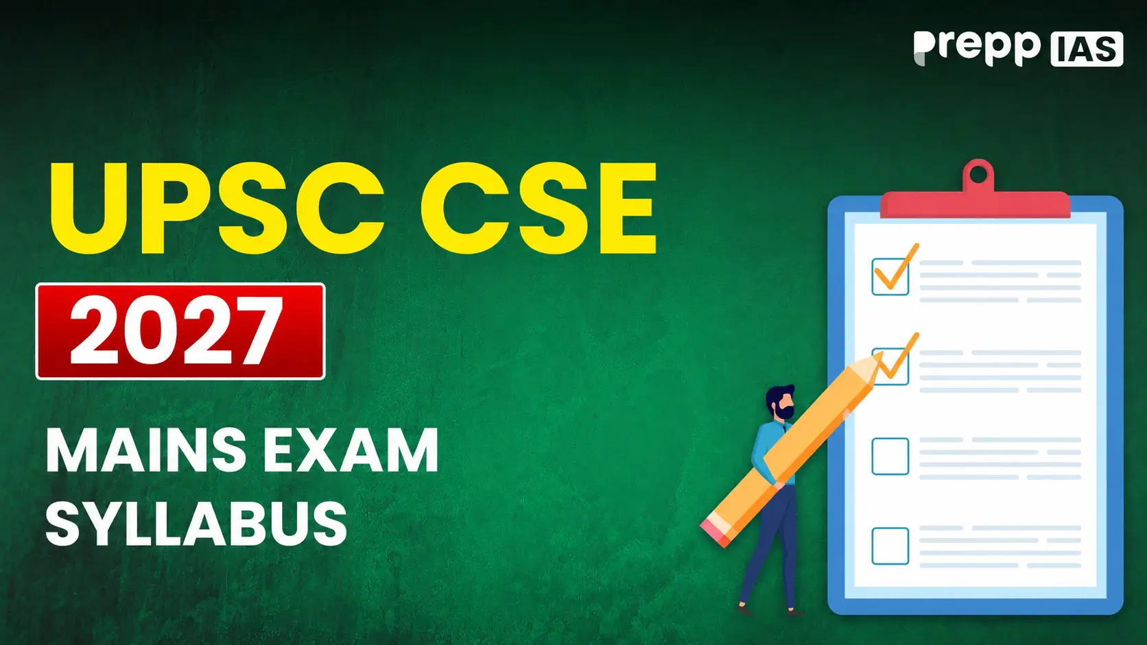 UPSC Mains Syllabus