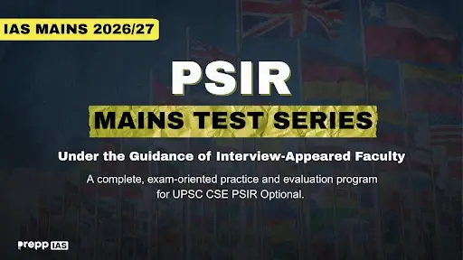 Prepp IAS PSIR Mains Test Series 2026/27